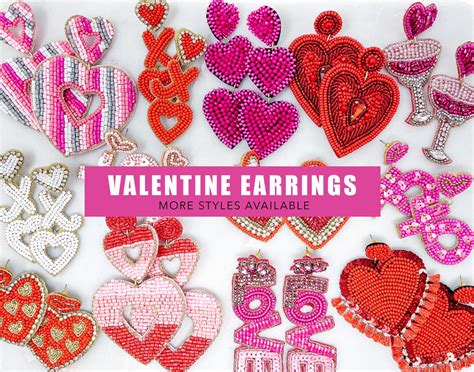 valentine earrings wholesale